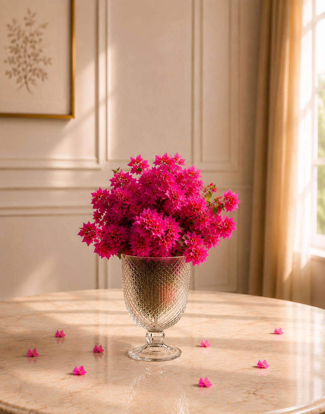 Textured Glass Vase