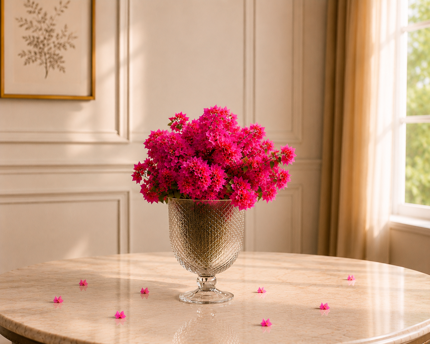 Textured Glass Vase