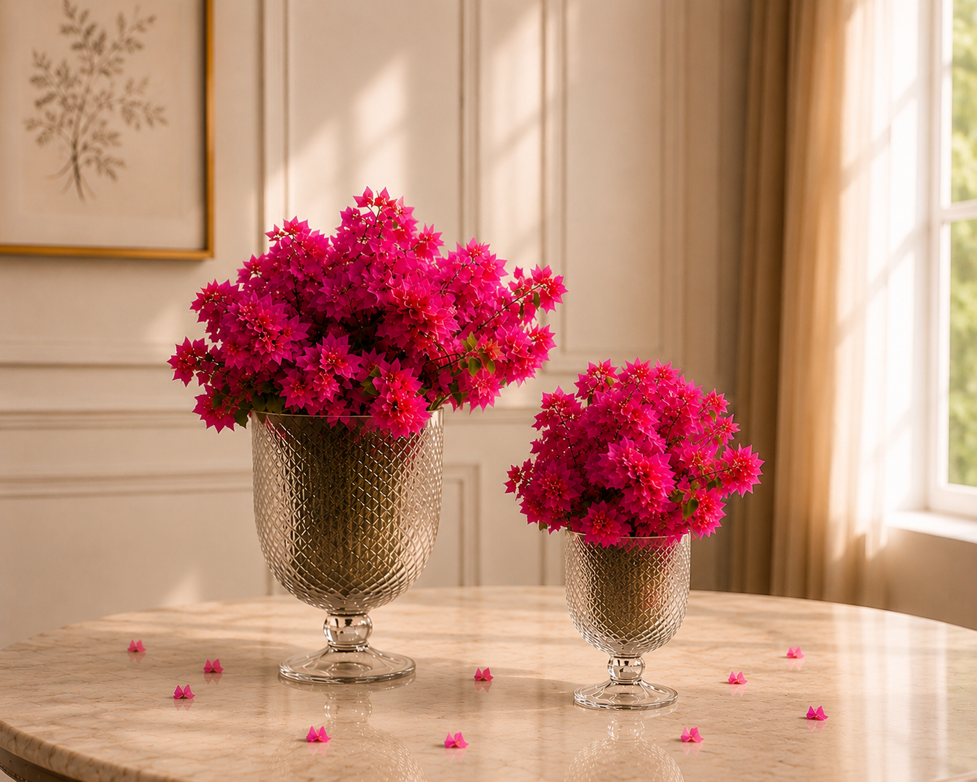 Textured Glass Vase