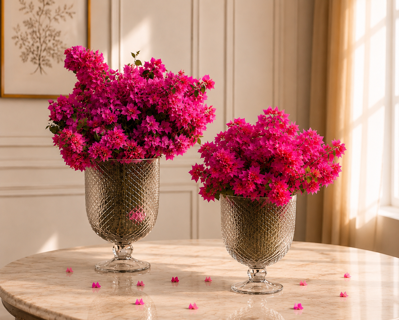 Textured Glass Vase