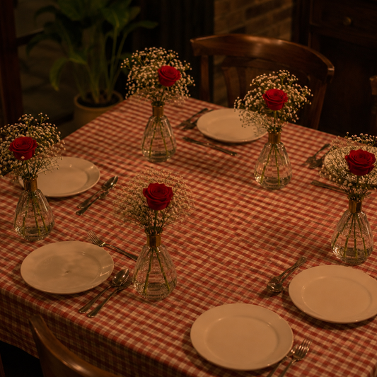 Elegant Dining Table Vase Se