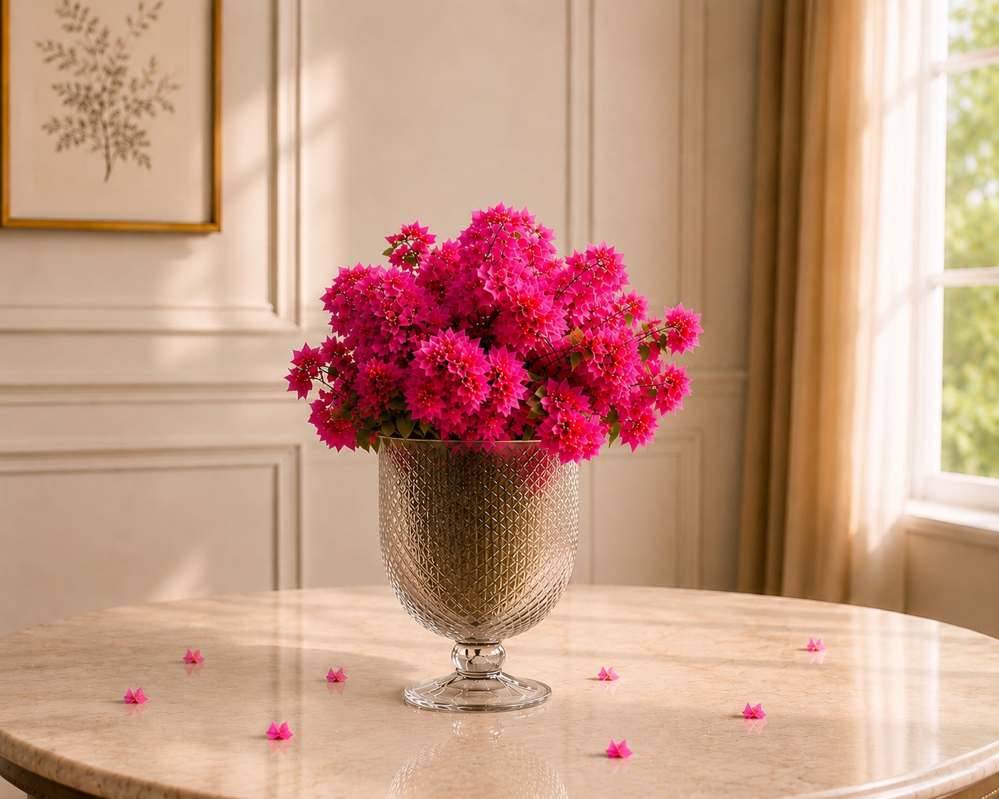 Textured Glass Vase