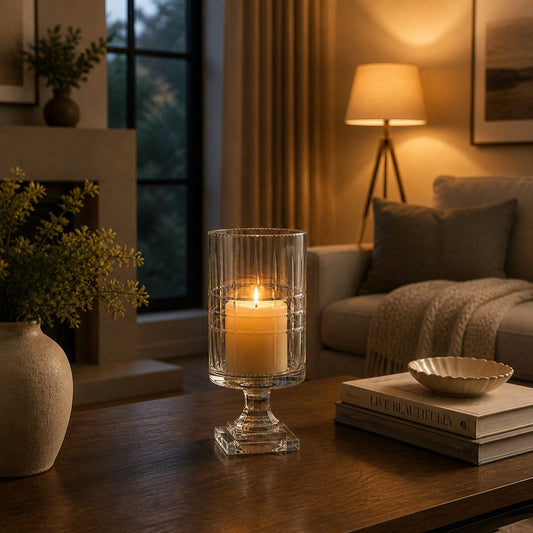 Avaas Elevated Glass Candle Holder